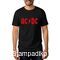 Rock t-shirt Black με στάμπα AC/DC Logo Band