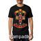 Rock t-shirt Black με στάμπα Guns N' Roses Appetite For Destruction