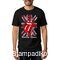Rock t-shirt BlackRolling Stones UK Flag Tongue