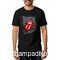 Rock t-shirt Black Rolling Stones
