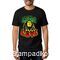 Rock Black t-shirt με στάμπα Bob Marley One Love