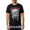 Heavy metal t-shirt με στάμπα Iron Maiden Powerslave
