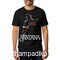 Rock t-shirt Carlos Santana with guitar