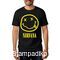Rock t-shirt Nirvana Smiley Face
