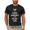 Αστεία T-shirts Stay Angry And Play On