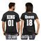 Μπλούζα T-shirt King and Queen (η τιμή είναι και για τα δύο μπλουζάκια)