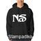 Μπλούζα φούτερ με κουκούλα με στάμπα Hip Hop NAS