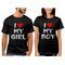 Μπλούζες για ζευγάρια  I Love My Boy - I Love My Girl