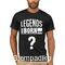 Μπλούζα T-shirt με στάμπα Legends are born in...