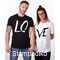 Mπλουζακια με στάμπα  LOVE Couples shirts