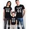 Mπλουζακια για οικογένεια με στάμπα Mommy Daddy Kids t-shirt