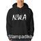 Μπλούζα φούτερ με κουκούλα με στάμπα Hip Hop NWA