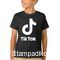 Μπλουζάκι με στάμπα Tik Tok