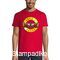 Rock t-shirt Red με στάμπα Guns N' Roses Distressed Bullet