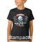 Παιδικό μπλουζάκι με στάμπα Scorpions Love, peace and rock ‘n’ roll