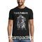 Heavy metal t-shirt με στάμπα Iron Maiden First Album Track list V.3.