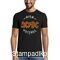 Rock t-shirt με στάμπα AC/DC Men's High Voltage T-Shirt Black