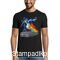 Rock t-shirt με στάμπα Pink Floyd Rainbow Attack Dark Side of the Moon Psychedelic Music T Shirt
