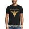 Rock t-shirt με στάμπα Bon Jovi Dagger Heart Gold