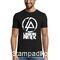 Rock t-shirt με στάμπα Linkin Park Symbol Slogan