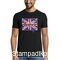 Rock t-shirt με στάμπα The Beatles British Flag