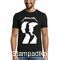 Heavy metal t-shirt με στάμπα Metallica Band Silhouette
