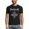 Heavy metal t-shirt με στάμπα Manowar Sign Of The Hammer