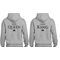 Μπλούζες φούτερ με κουκούλα Her King & His Queen Couple Hoodies Matching Couple Sweatshirt Set