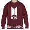 Μπλούζα φούτερ με με στάμπα BTS
