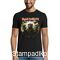 Heavy metal t-shirt με στάμπα Iron Maiden California Highway