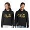 Μπλούζες φούτερ King Queen Hoodies Printed unisex Matching  Present