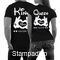 Μπλούζες y-shirts KING and QUEEN T-shirts & Hoodies with Hands and Wish Date Couple  ( η τιμή είναι και για τα δύο μπλουζάκια )