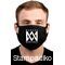 Υφασμάτινη μάσκα προσώπου Marcus & Martinus με 100% βαμβάκι , πολλαπλών χρήσεων με διπλό ύφασμα σε μαύρο χρώμα.