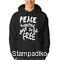 Μπλούζα Φούτερ Hip Hop Peace Wanted Just To Be Free