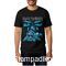 Heavy metal t-shirt με στάμπα Iron Maiden Men Final Frontier Blue Album Spaceman
