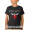 Παιδικό μπλουζάκι με στάμπα συγκροτήματος Bon Jovi