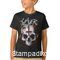 Παιδικό μπλουζάκι με στάμπα συγκροτήματος Slayer Ritual Skull