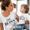 Μπλουζάκια Mommy & baby set The Boss The Real Boss