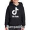 Μπλούζα Φούτερ με στάμπα Tik Tok