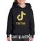 Μπλούζα Φούτερ με κουκούλα με στάμπα Tik Tok
