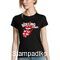 Γυναικείο Rock μπλουζάκι με στάμπα Rolling Stones Distressed UK Tongue