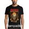 Heavy metal t-shirt με στάμπα kreator logo essential Face Horns T-Shirt Black
