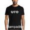 Rock t-shirt Black με στάμπα UFO