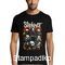 Heavy metal Black t-shirt με στάμπα Slipknot Prepare for Hell Tour