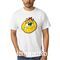 Χιουμοριστικό Funny μπλουζάκι με στάμπα Sad Face White Tshirt