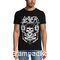 Heavy metal t-shirt με στάμπα Slayer Skull & Bones Revised Black