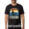 Μπλούζα με στάμπα ψαρέματος Keep Calm And Go Fishing T-Shirt
