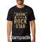 Μπλούζα t-shirt με στάμπα Born to be a rock star music tshirt