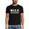 Μπλούζα με στάμπα "M.I.L.F. Man I Love Food"